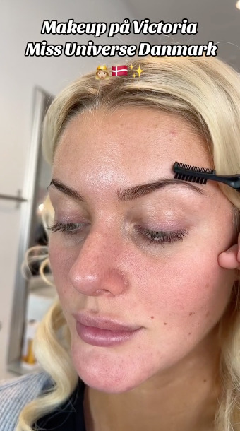 Así luce Victoria Kjaer sin una gota de maquillaje