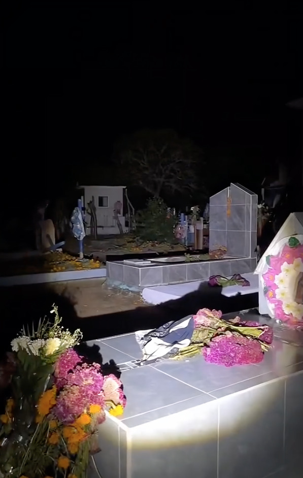 Captan a supuesto "demonio" en cementerio; video viral