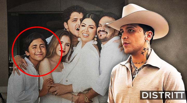 Hermano de Christian Nodal reaparece maquillado; así luce