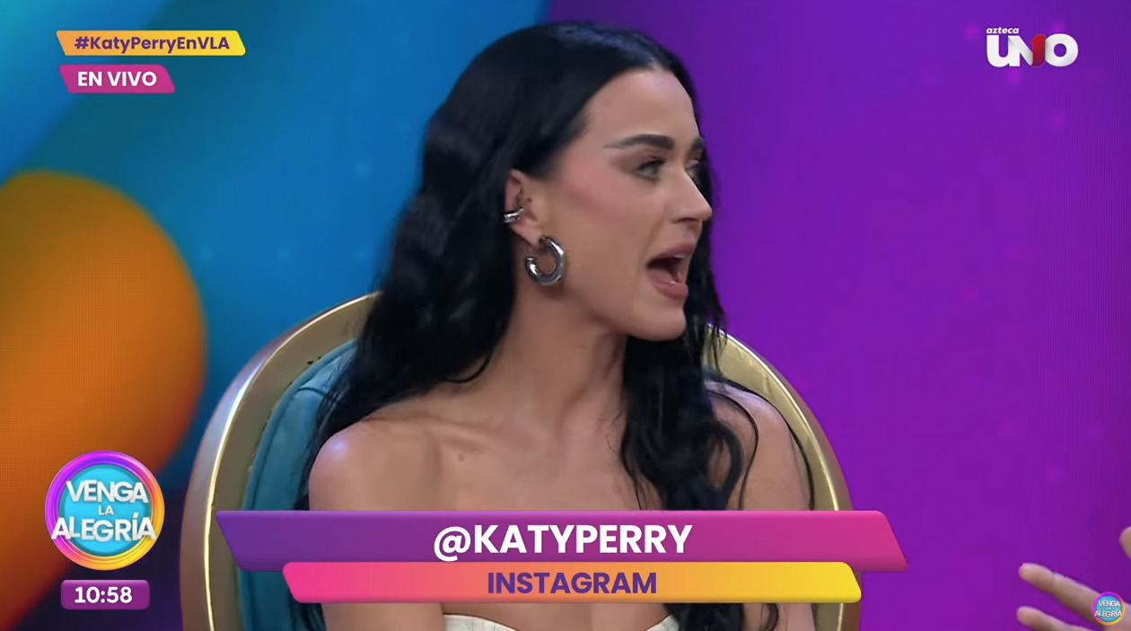 Katy Perry. Así reaccionó a homenaje en Venga la Alegría