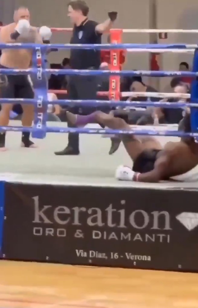 Peleador de Muay Thai se rompe pierna durante combate