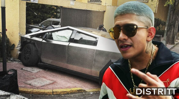 ¿Quién es el El Jhay Pa, cantante que estrelló auto Tesla?