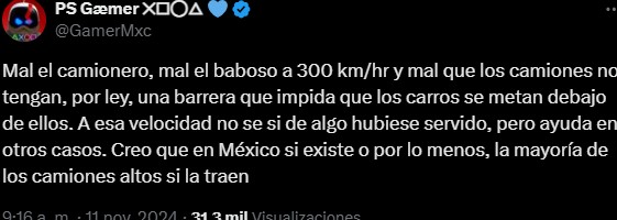 Usuarios reaccionan a accidente de Audi RS5 a 300 kilómetros por hora