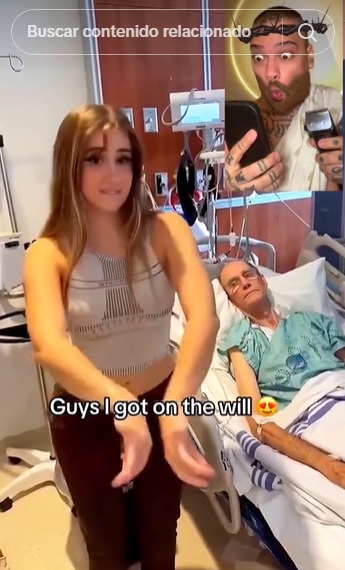 Mujer baila tras ser incluida en testamento
