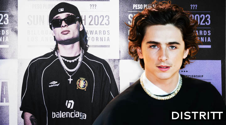 Timotheé Chalamet saca su lado belicon y elogia a Peso Pluma