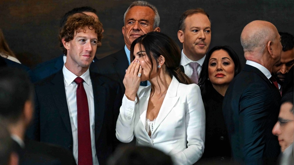 Mark Zuckerberg estaba a lado de Lauren Sanchez