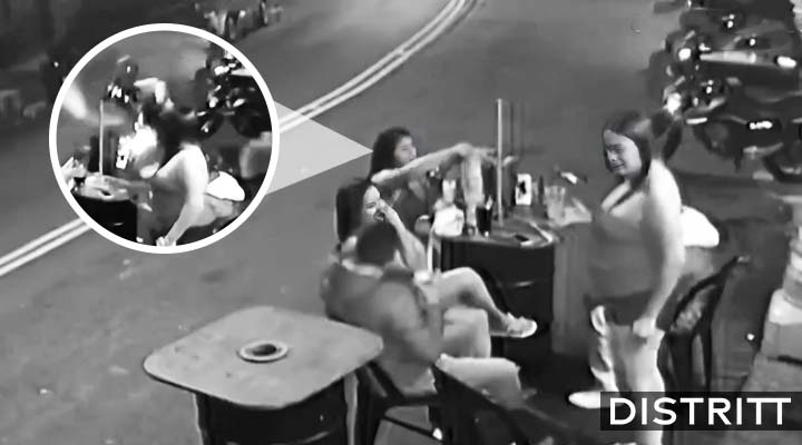 Motociclista atropella a mujer que cenaba en un bar