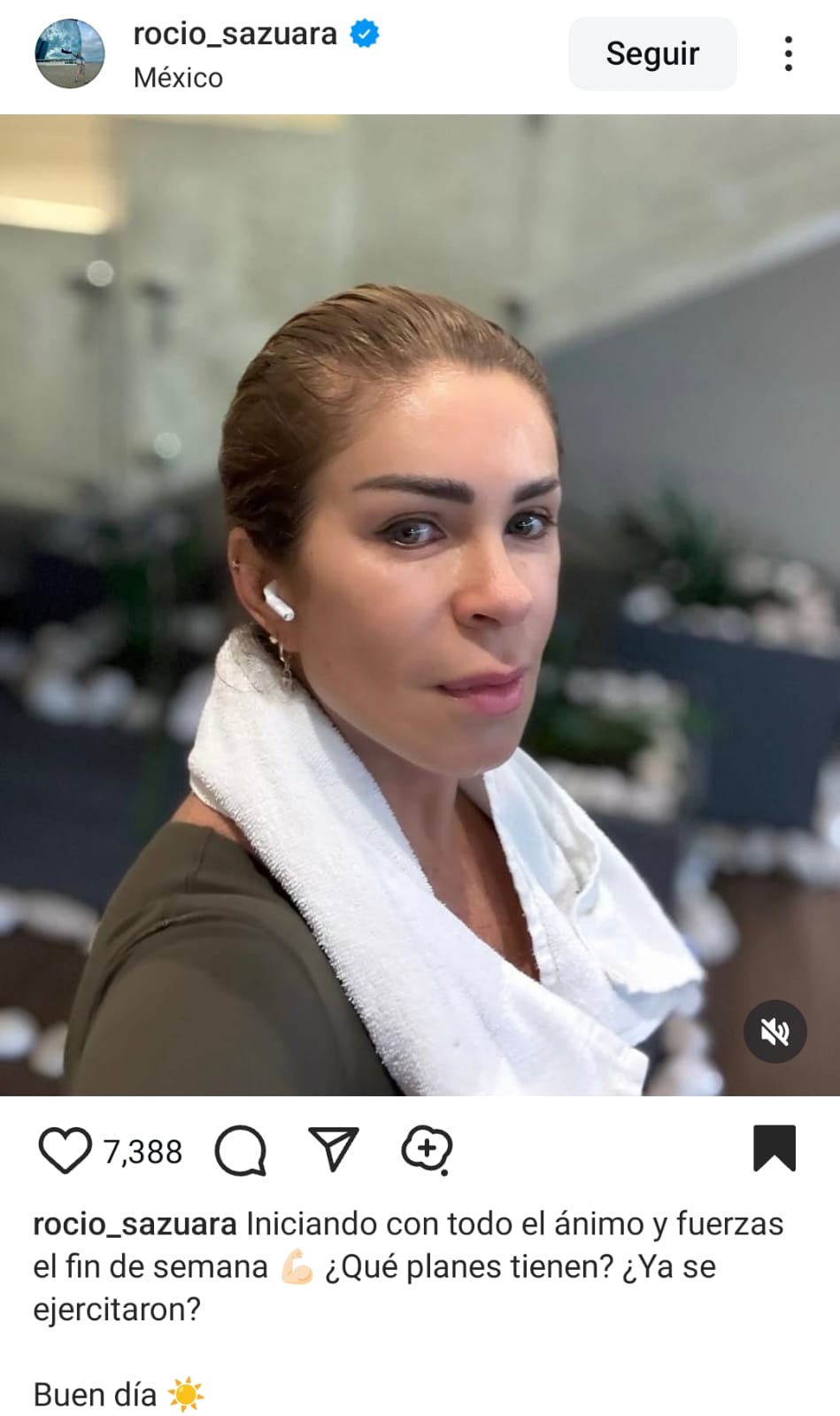 Rocío Sánchez Azuara comparte foto sin maquillaje; así luce