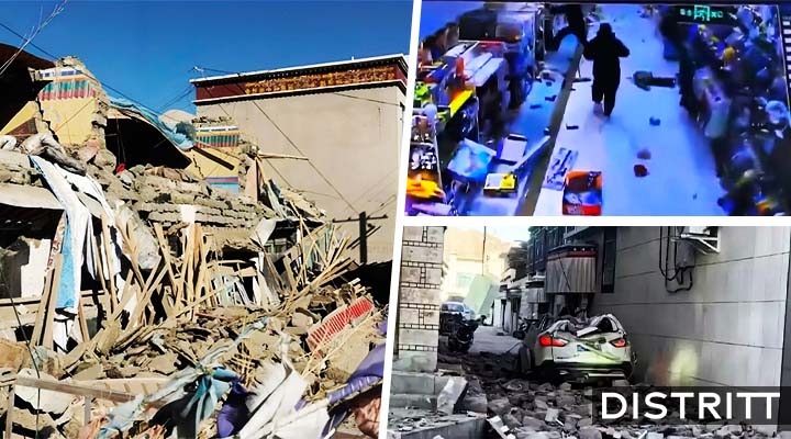 Terremoto en el Tíbel: fotos y videos del sismo