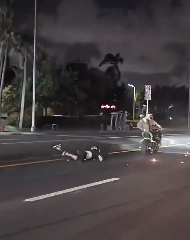 Atropellan a motociclista