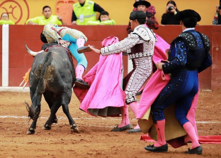 Emilio Macías es herido por toro