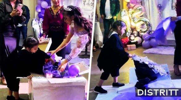 Niña arruina fiesta de XV años |VIDEO