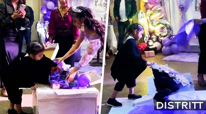 Niña arruina fiesta de XV años |VIDEO