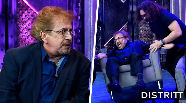 Óscar Burgos agrede a Tony Balardi en vivo