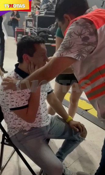 Pablo Montero agrede a su compañero de Perfume de Gardenia