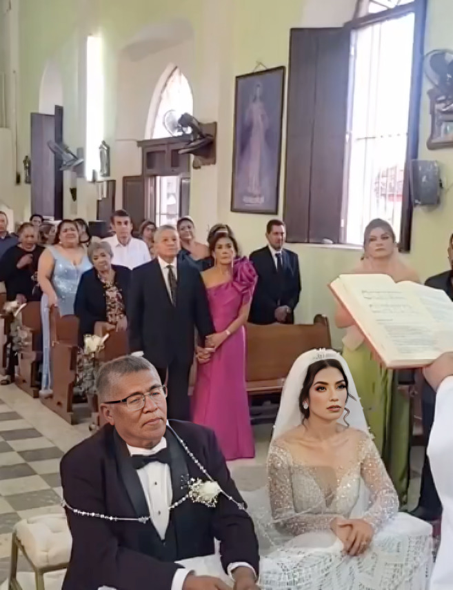 Recién casados generan revuelo por diferencia de edad