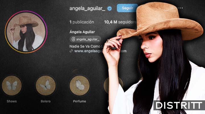 Ángela Aguilar borra todas sus fotos de Instagram