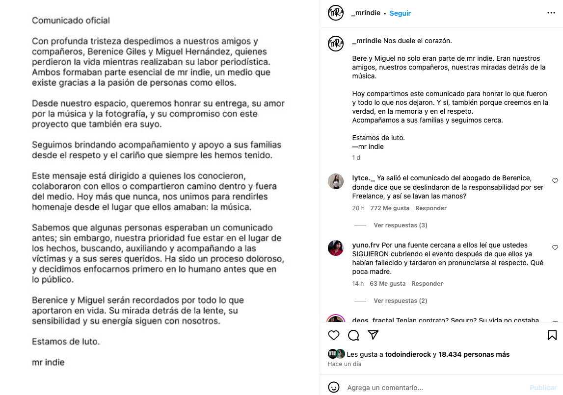 ¿Qué había dicho Mr. Indie sobre Axe Ceremonia?