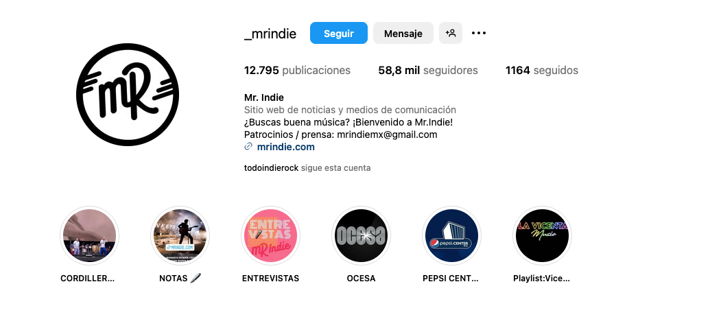 ¿Qué había dicho Mr. Indie sobre Axe Ceremonia?