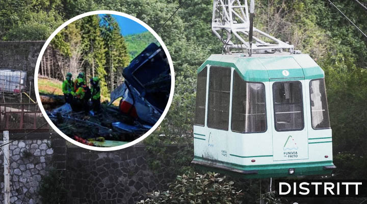Cae teleférico en Italia; reportan cinco muertos |VIDEO