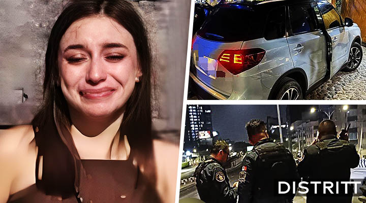 CDMX. Mujer avienta a su novio de auto en movimiento |FOTOS