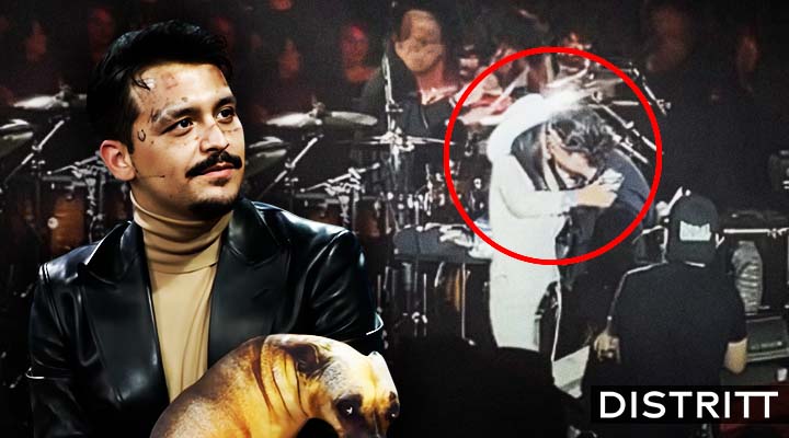 Christian Nodal habría besaso a fan en concierto |VIDEO