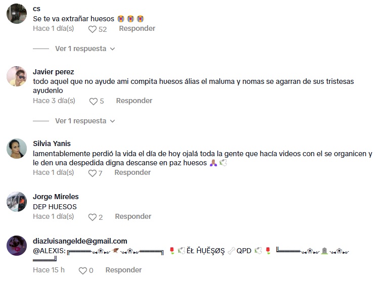 Él era El Huesos, influencer en situación de calle