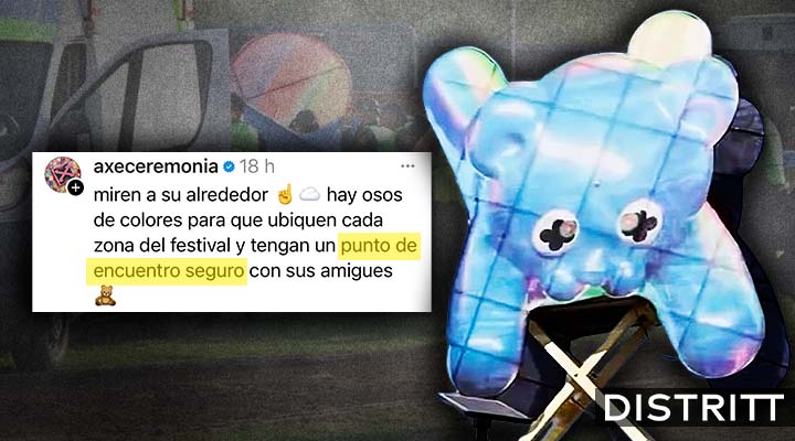 Grúa que colapsó en Axe Ceremonia era punto de encuentro