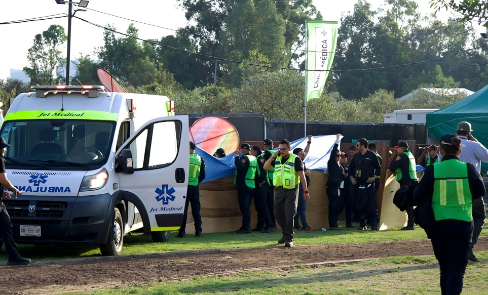 Grúa que colapsó en Axe Ceremonia era punto de encuentro