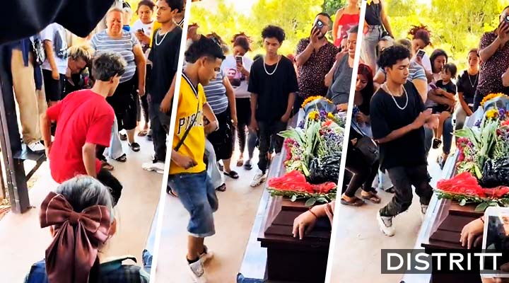 Jóvenes bailan junto al ataúd de su amigo en funeral