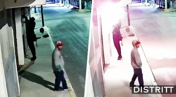 Edomex. Ladrón se electrocuta al robar cableado |VIDEO