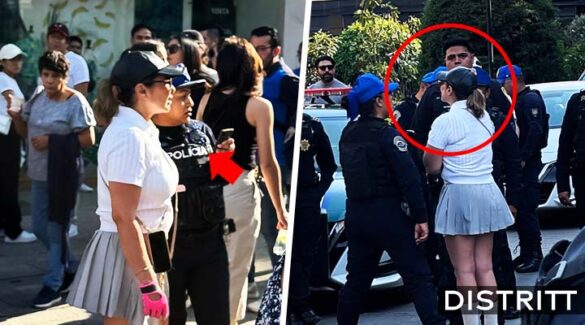 Mujer atropella a abuelo y golpea a joven en Polanco