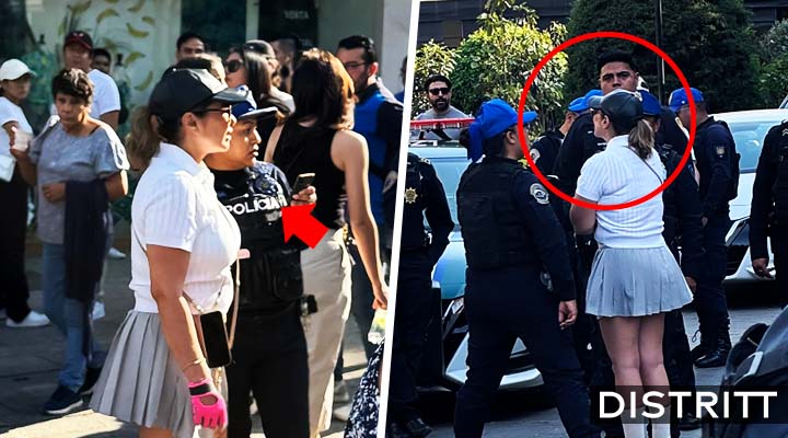 Mujer atropella a abuelo y golpea a joven en Polanco