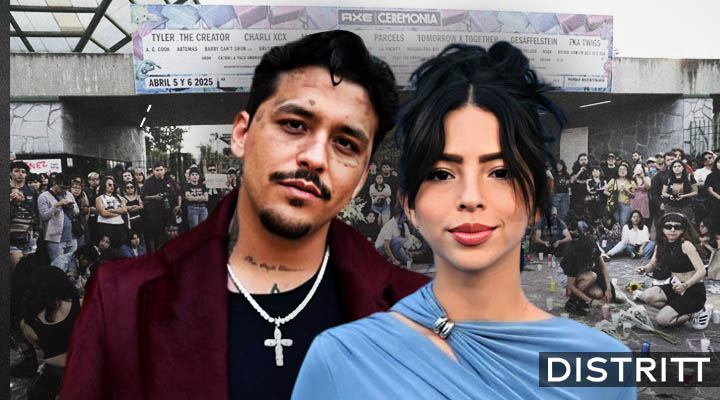 Nodal y Ángela reaccionan a tragecia en Axe Ceremonia