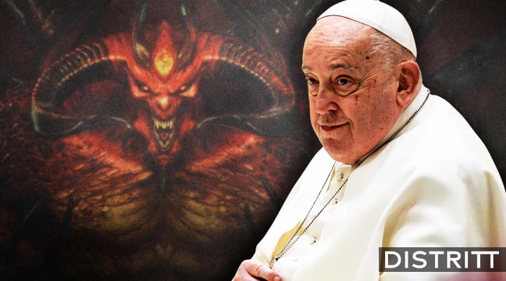 Reviven video del "diablo burlándose" del papa Francisco