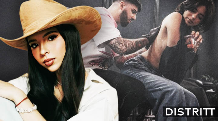 Ángela Aguilar presume nuevo tatuaje ¿dedicado a Nodal?