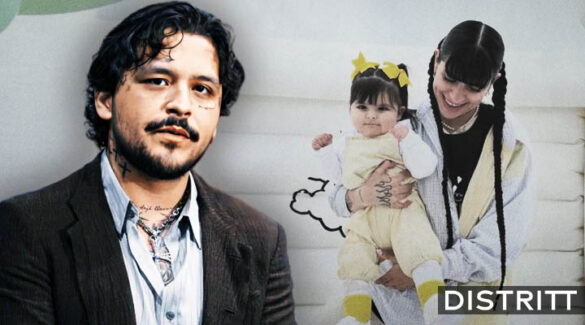 Así se reencontró Christian Nodal con su hija Inti en México