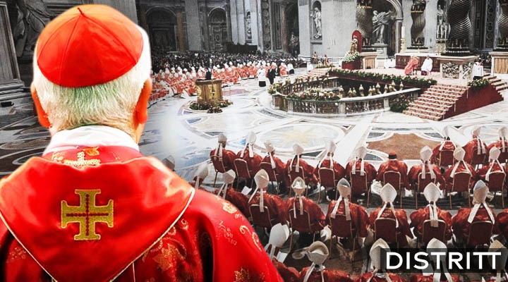 Atuendos de los cardenales en el Cónclave
