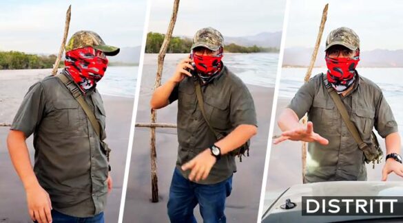 Exhiben a extranjero por decir que playa de Nayarit es suya