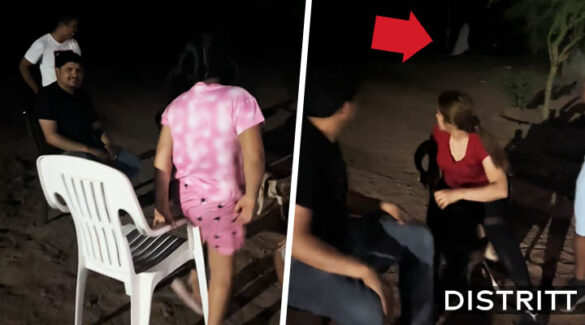 Familia hace fogata en la madrugada; se aparece La llorona