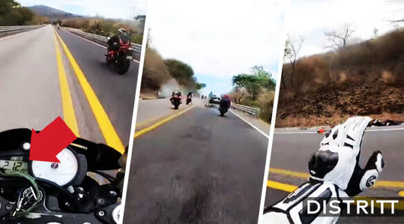 Guerrero. Motociclistas se impactan con auto en Taxco |VIDEO