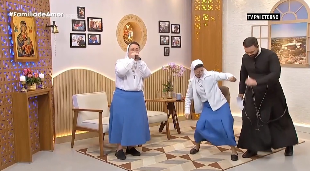 Monjas brasileñas hacen beatboxing en televisión católica