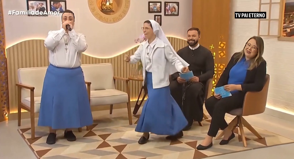Monjas sorprenden al hacer beatboxing