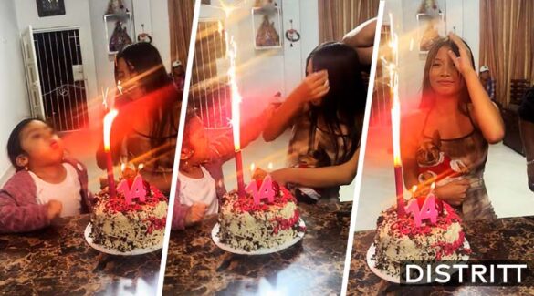 Niña agrede a cumpleañera porque no la dejó apagar las velas