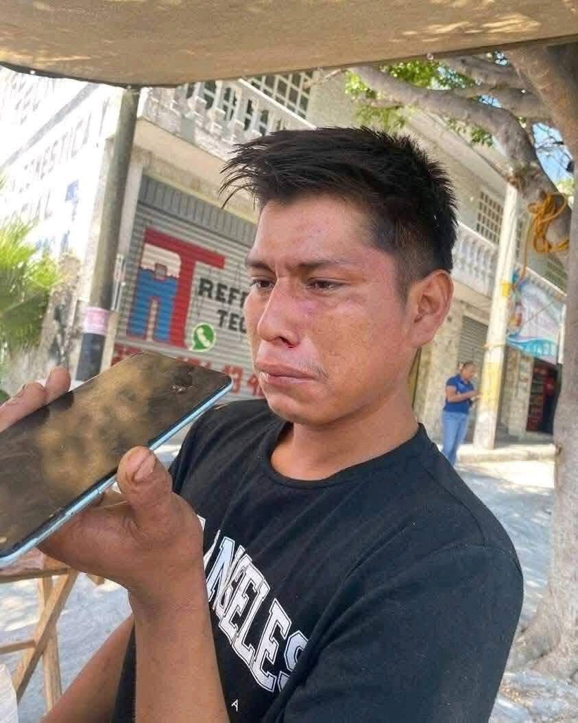 Puebla. Cronología de agresión a Misael, vendedor de fruta