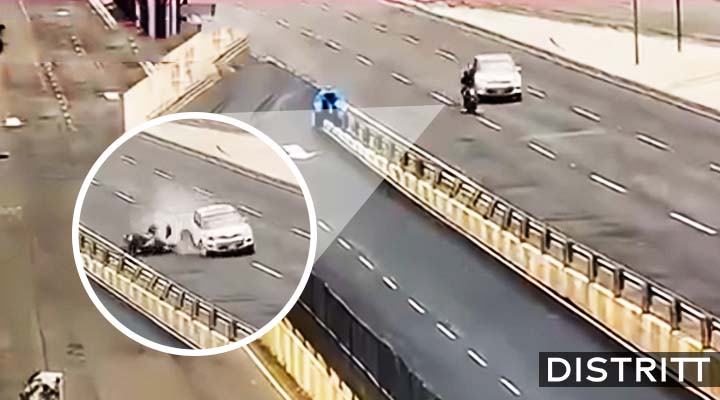 Querétaro. Conductor atropella a ladrones tras asalto |VIDEO