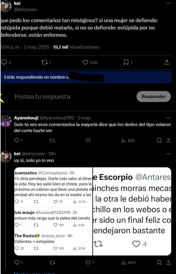 Usuaria denuncia comentarios misóginos en video de mujeres que se defienden de ladrón