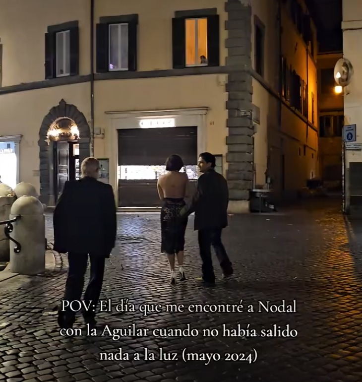 Video de Ángela y Nodal en Roma podría confirmar que fueron amantes