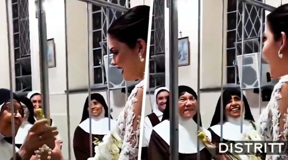 Exmonja regresa a convento vestida de novia |VIDEO