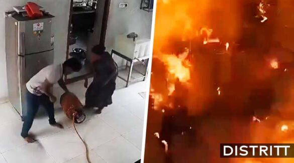 Fuga de gas provoca explosión; familia se salva